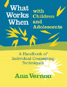 What Works When with Children and Adolescents