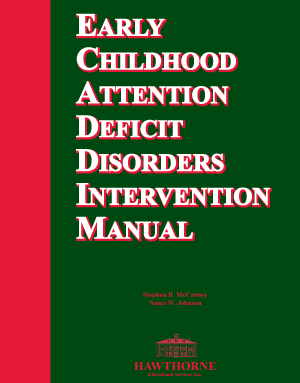 Early Childhood Attention Deficit Disorders Intervention Manual