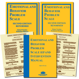 Emotional and Behavior Problem Scale-Second Edition Renormed Complete Kit