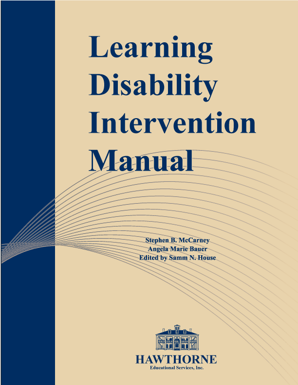 Learning Disability Intervention Manual