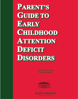 Parent's Guide to Early Childhood Attention Deficit Disorders