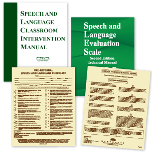 Speech and Language Evaluation Scale-Second Edition Complete Kit