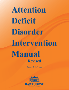 Attention Deficit Disorder Intervention Manual - Revised