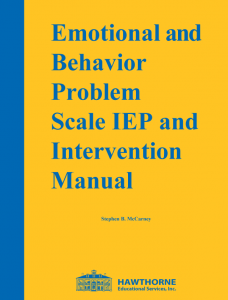 Emotional and Behavior Problem Scale IEP and Intervention Manual