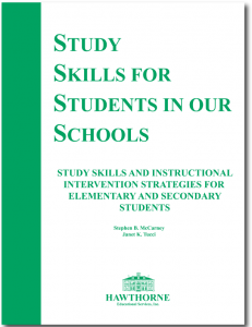 Study Skills for Students in Our Schools