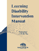 Learning Disability Intervention Manual