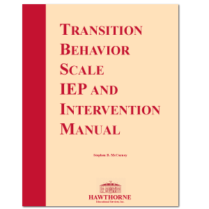 Transition Behavior Scale IEP and Intervention Manual